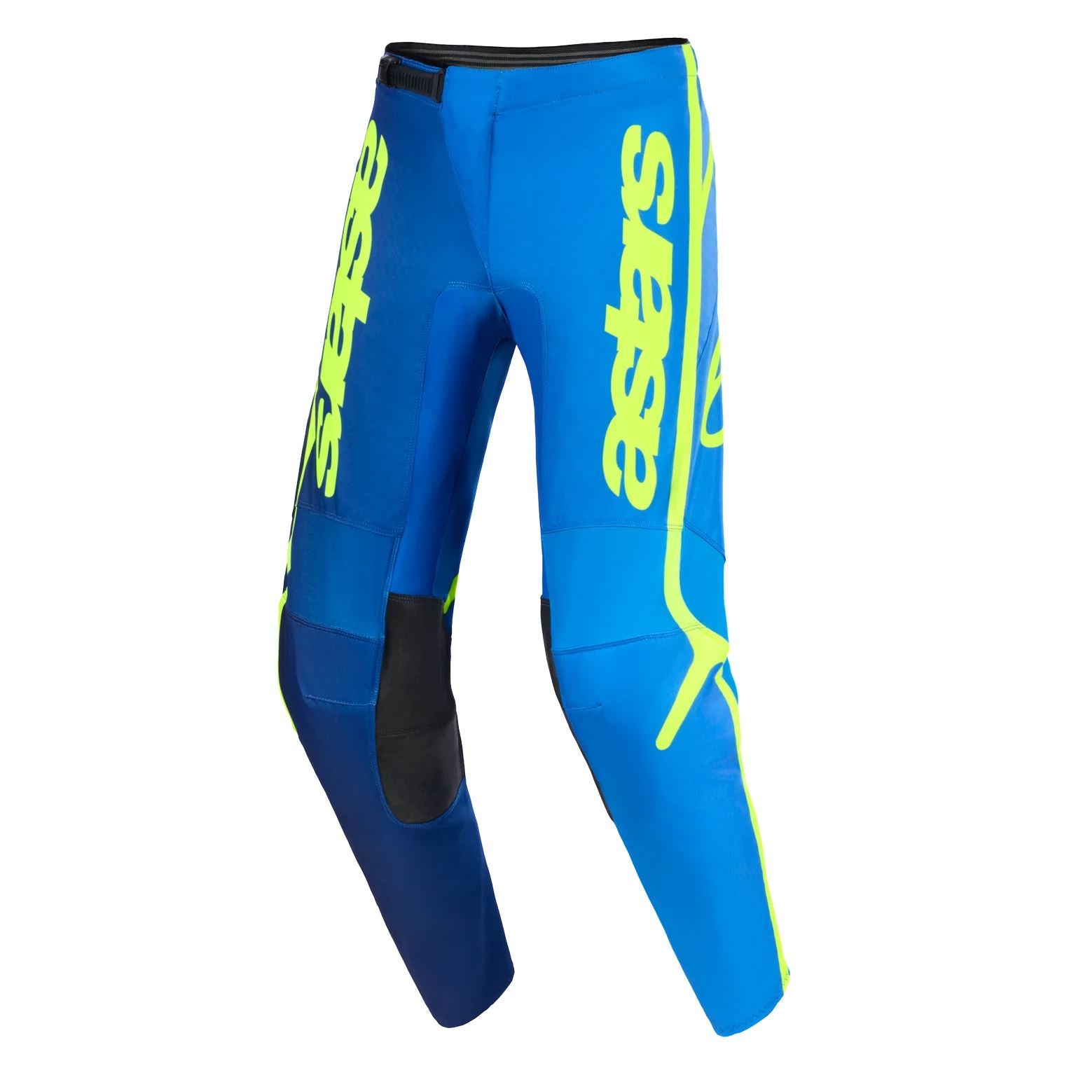 Alpinestars 2026 Fluid Apex Motocross Pants Blue Yellow Flo
